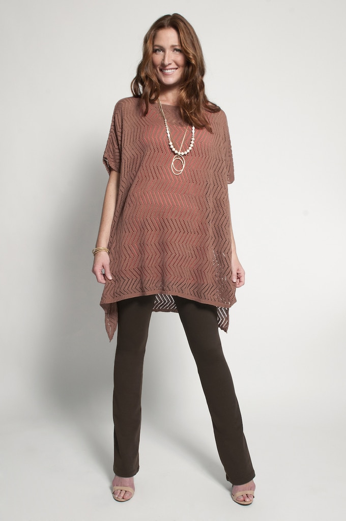 Brown Bootcut (shown with Poncho in Cognac)