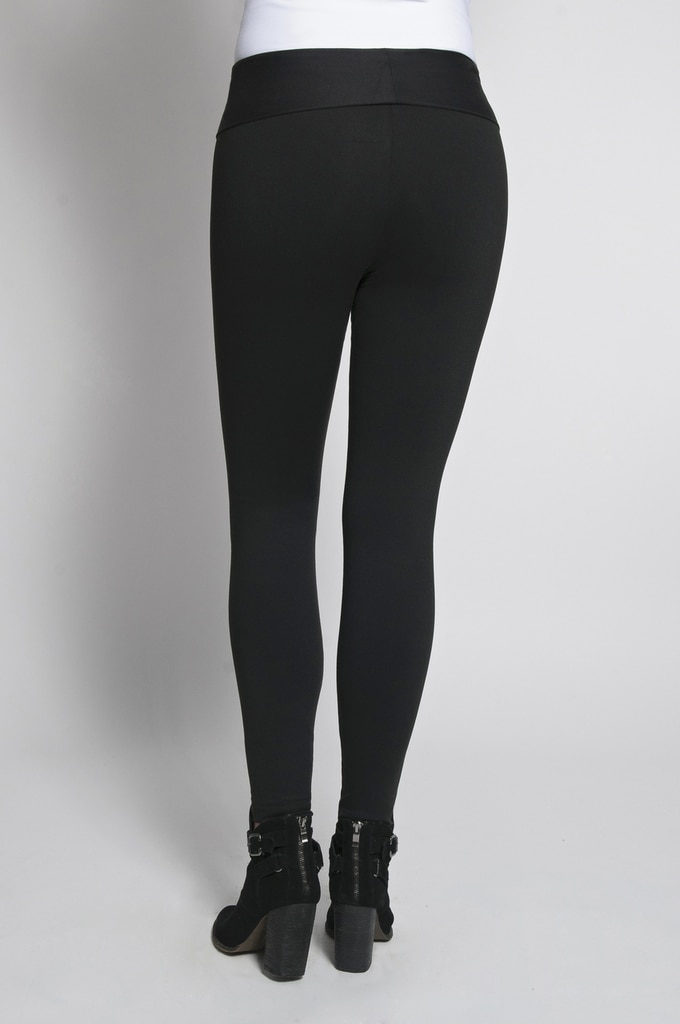 Leggings Rear View: Black
